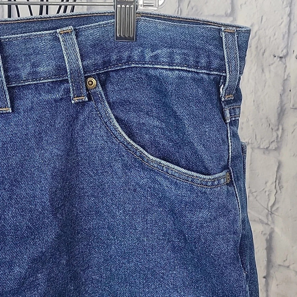 CARHARTT Men's Wide Leg Blue Jeans 44X30 - Picture 4 of 12